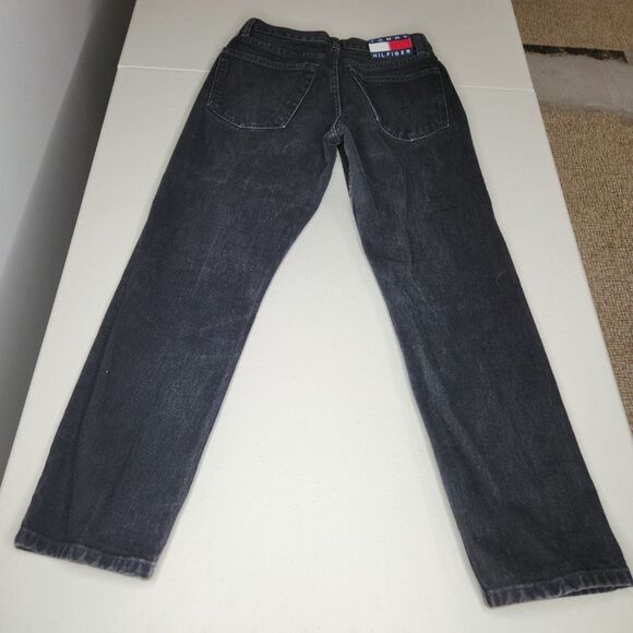 Vintage Tommy Hilfiger Black Jeans Size 7/28 - Picture 4 of 7